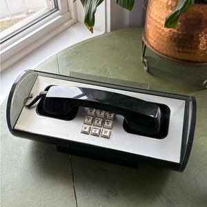 Vintage Black and Silver Phone